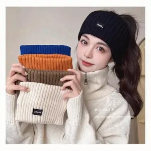 Women's Knitted Headband Wide Sports Headwrap - Windproof Winter Ear Warmers, Sweat Absorbing Workout Headband for Running, Yoga, Hiking, Outdoor Activities, Non-Slip Stretchable Comfy Hair Band 16  guard sleep aid tape fielders  mask volleyball acceso ri