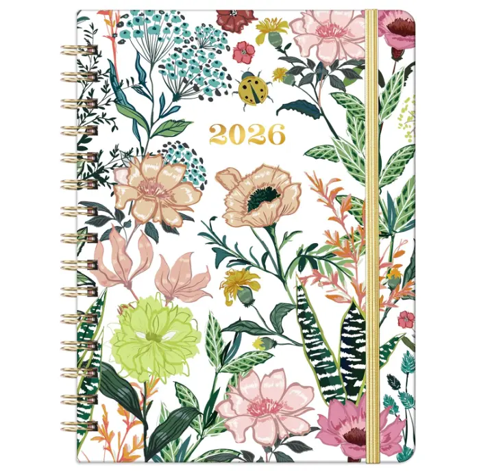 2026 Planner – Weekly ＆ Monthly Planner 2026, Jan. 2026 – Dec. 2026, 6.4" x 8.5" with Tabs, Flexible Hardcover, Thick Paper, Strong Twin-Wire Binding, Back Pocket, Inspirational Quotes ＆ Notes