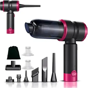 Handheld Car Vacuum with 15000PA Power, 4 in 1 Small Powerful Cordless Vacuum Cleaner & Air Duster with 2000mAh Battery, Rechargeable Portable Mini Hand Held Vacuum