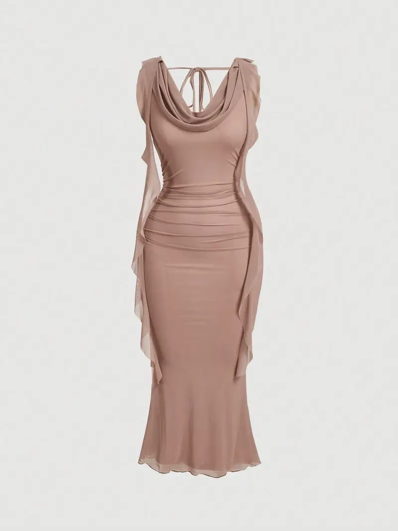 Plunge neckline party dress - TikTok Shop Plunge neckline party dress - TikTok Shop