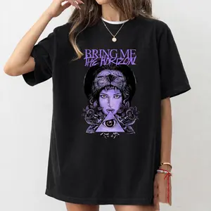 Bring Me The Horizon Graphic T-Shirt – Unisex Metal Band Tee, Rock Music Streetwear Shirt