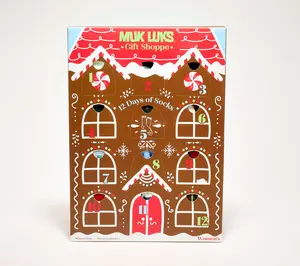 MUK LUKS Women's 12 Days of Christmas Socks