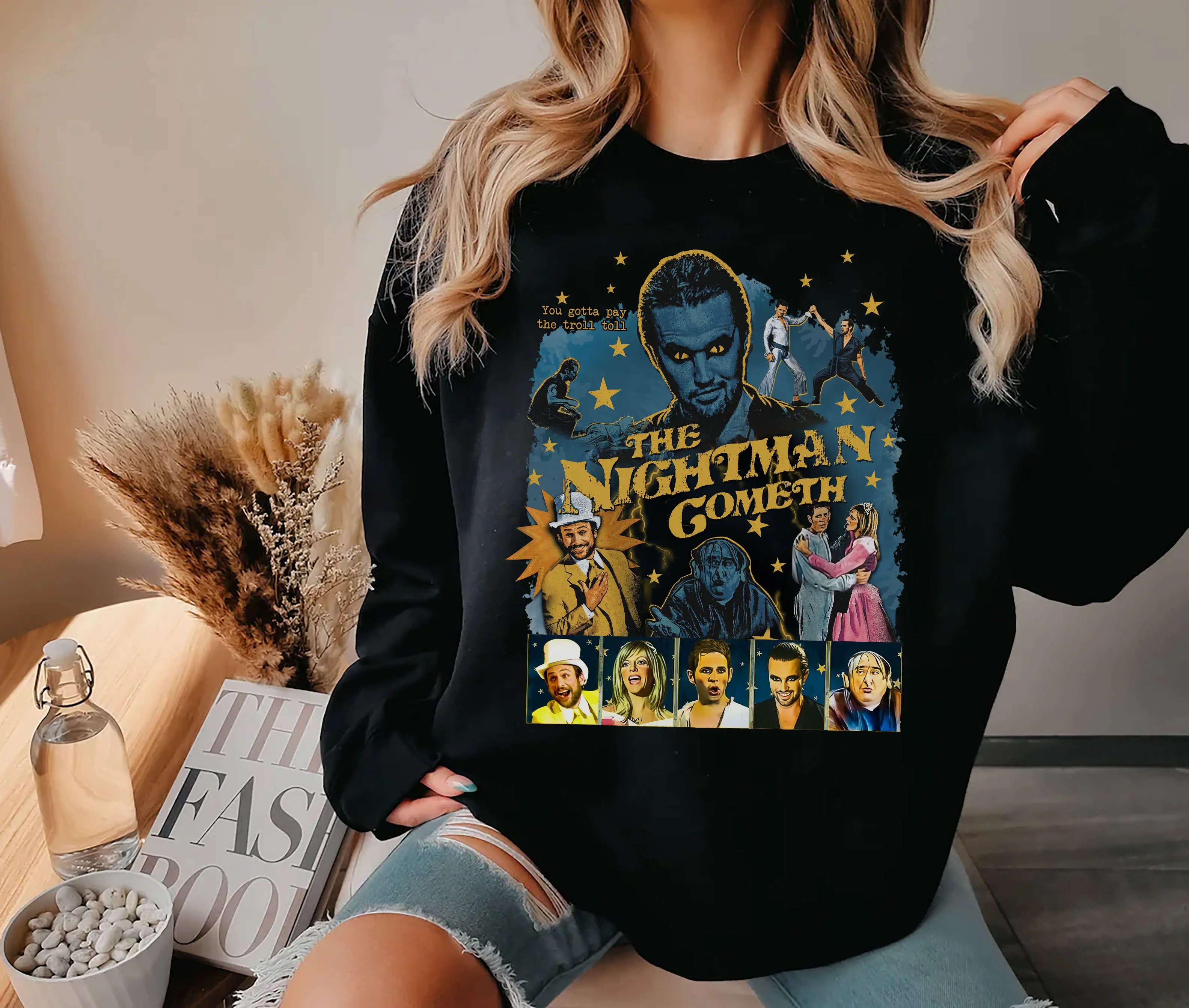 It's Always Sunny In Philadelphia Ver 2 Shirt, The Nightman Cometh Retro Vintage Unisex Classic Shirt, The Nightman Cometh Shirt
