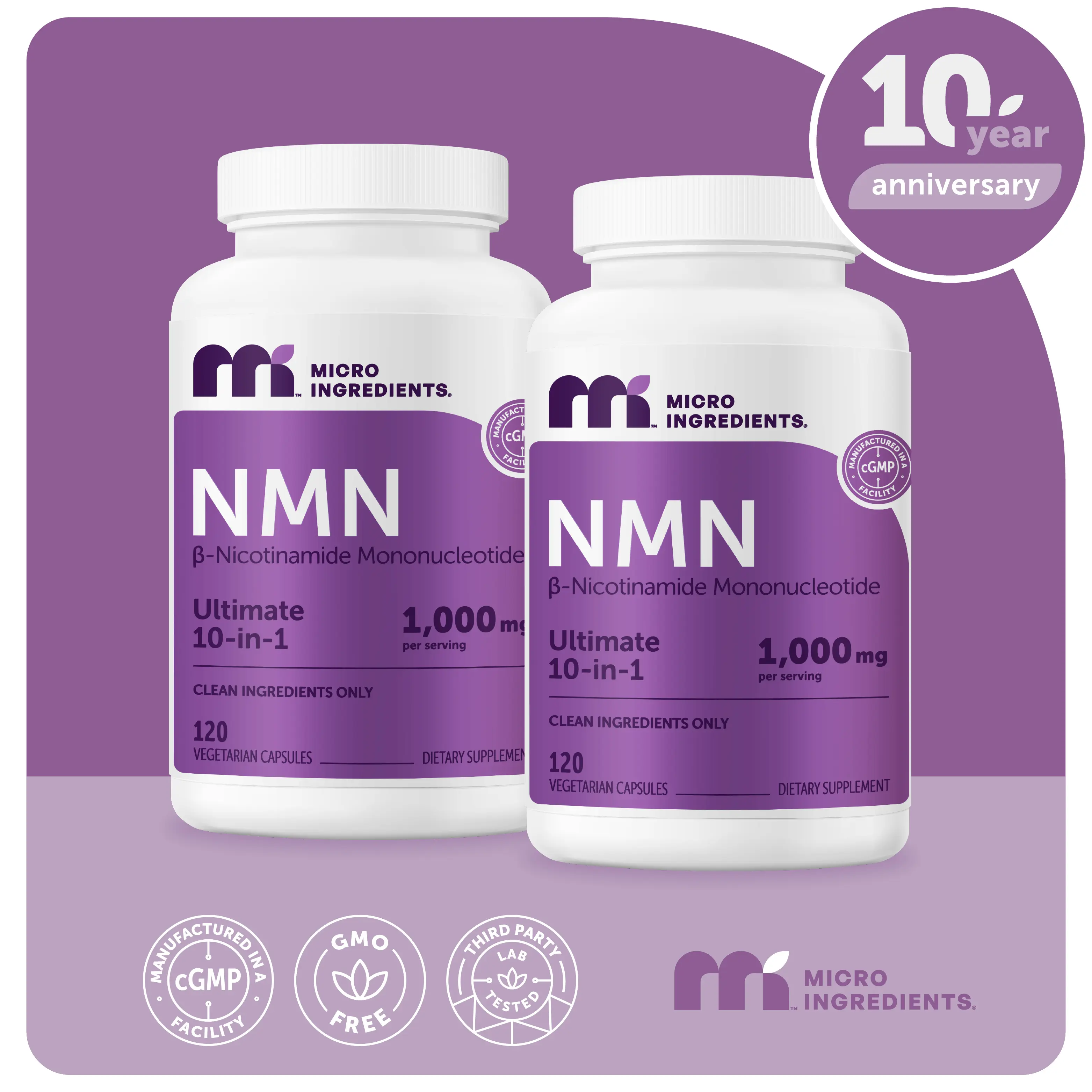 NMN 2-Pack Value Bundle | More Support for Energy & Aging NMN 2-Pack Value Bundle | More Support for Energy & Aging