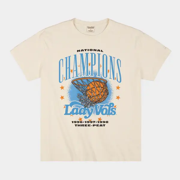 Tennessee Lady Vols 1996, 1997, 1998 National Champions Heavyweight Tee T-Shirt, Sweater, Sweatshirt, Hoodie