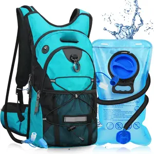 Insulated Hydration Backpack with Water Bladder for Hiking, Running, Climbing, and Festivals