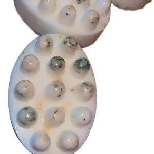 Oatmeal Lavender Massage soap bar - Natural Ingredients with Elegant Design, Ideal for Relaxation and Massage Therapy