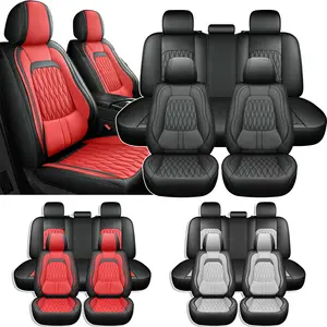 Custom Fit for 2008-2023 2024 2025 Dodge RAM 1500 2500 HD 3500 HD, Pickup Seat Covers for Dodge Ram 5-Seats Full Set, Waterproof Truck Car Seat Cover Protectors