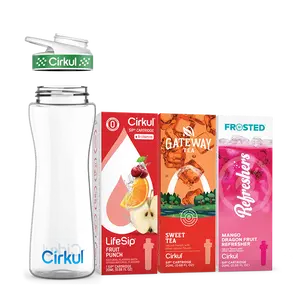Cirkul® 22oz. Flavored Water Bottle Bundle: Sweet Tea, Fruit Punch & Mango Dragon Fruit - Zero Sugar Refreshment