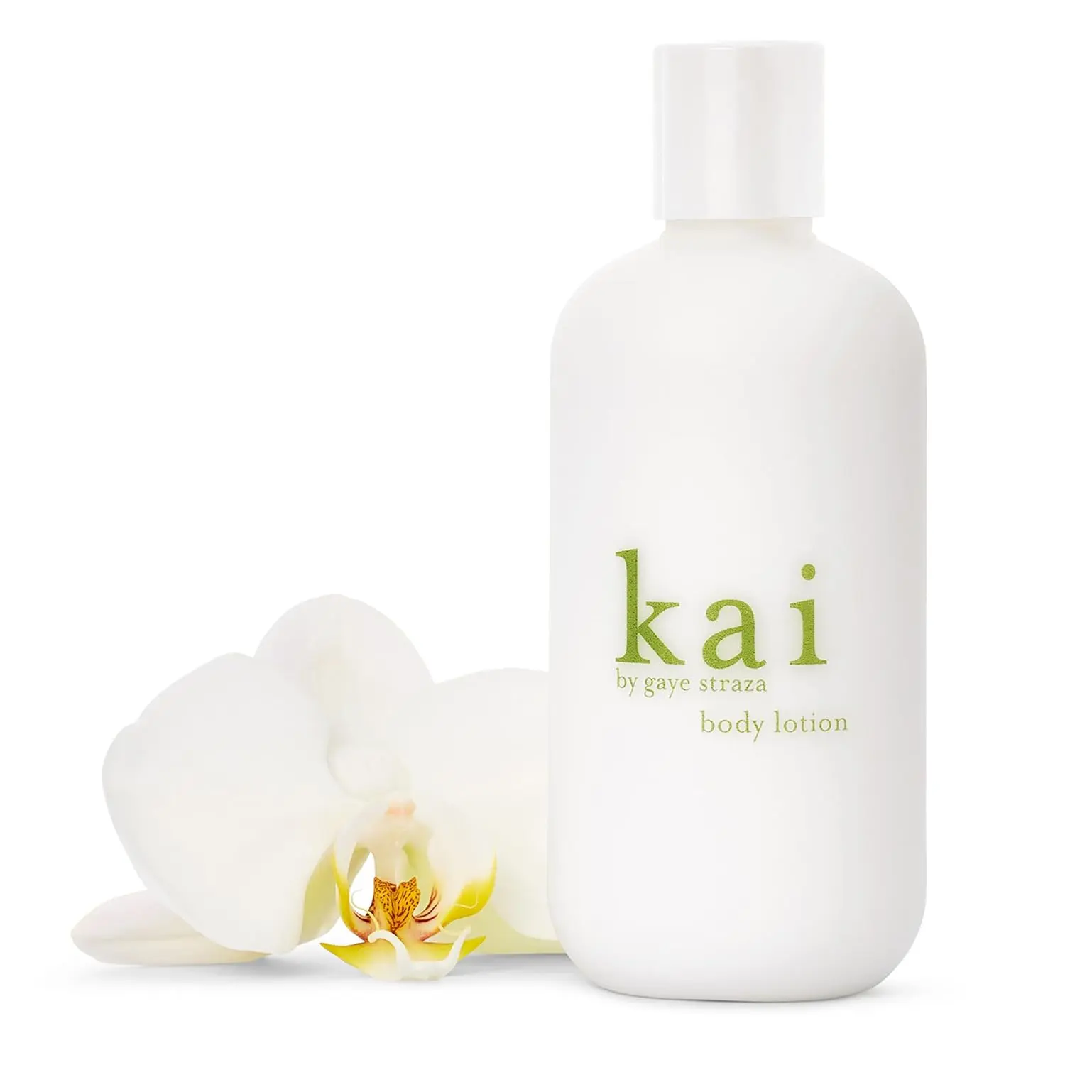 kai body lotion - a nourishing shea butter body lotion scented with fresh & light gardenia wrapped in white exotics, 8 oz  supple, glowing skin, vegan, clean. inspired by memories of Hawaii