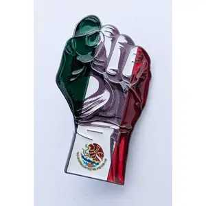 Mexico Fist Pin For Caps And Clothing Enamel Badge Pin Mexico Pin Mexican flag Pin Mexico Arm Pin