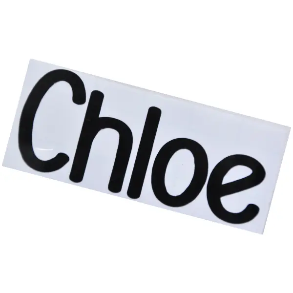 Personalized Name Decal: Personalized Holographic Text Vinyl Sticker for Water Bottles, Tumblers, Cups, School Labels, Container, Weddings