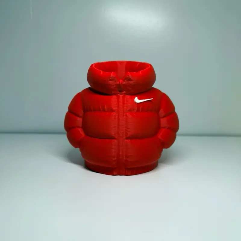 Puffer Jacket Pen Holder