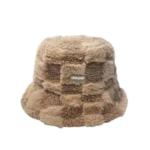 Solid Color Bucket Hat, Cute Thickened Warm Hat for Fall & Winter, Fashion Accessories for Both Men & Women