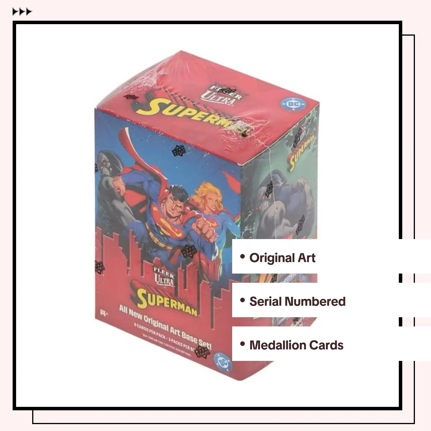 2025 Upper Deck Fleer Ultra Superman Blaster Box