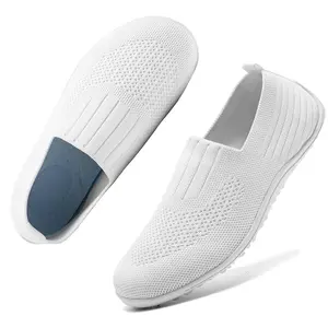 Womens Minimalist Barefoot Shoes Wide Toe Box Slip On Sneakers Zero Drop Design for All Day Comfort Walking Running and Light Training