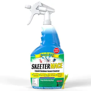 Nature's Mace Skeeter Mace Outdoor Insect Control - Repel Spiders,Ticks, Mosquitoes, No-See-Ums, Flies, Ants, and more! - People, pet, and plant safe