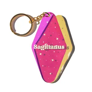 SPARKLE SAGITTARIUS KEYCHAIN