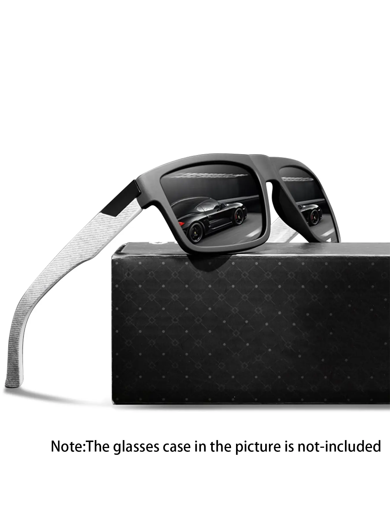 The latest spliced sports sunglasses,  for both men and women, with multiple colors to choose from. UV400 lenses provide UV protection, while rubber nose pads enhance comfort and prevent slipping, making them perfect for outdoor activities.