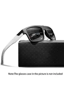 The latest spliced sports sunglasses,  for both men and women, with multiple colors to choose from. UV400 lenses provide UV protection, while rubber nose pads enhance comfort and prevent slipping, making them perfect for outdoor activities.