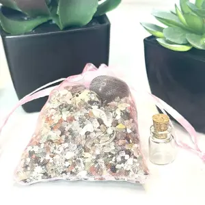 Mystery Crystal Scoop Baggy - Includes Tiny and Medium tumbles, pendants, and charms, etc.