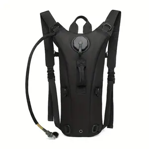 3L water bag outdoor camouflage double shoulder water bag backpack, adjustable water storage bag, unisex running vest, suitable for hiking, running, cycling, mountaineering, camping