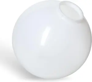 KastLite 12" White Acrylic Lamp Post Globe | Post Top Replacement Shade | Manufactured in the USA