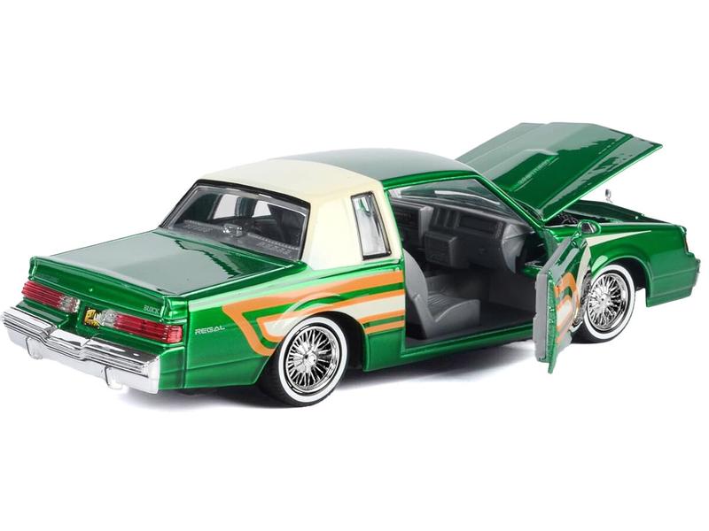 Motormax 1:24 1987 Buick Regal Lowrider Diecast Model Toy Car