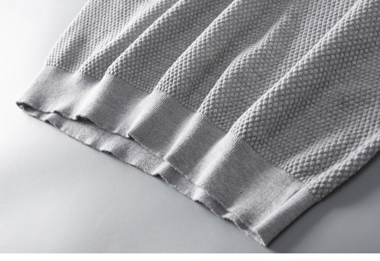 Men's V Knit Lapel Short Sleeve Top