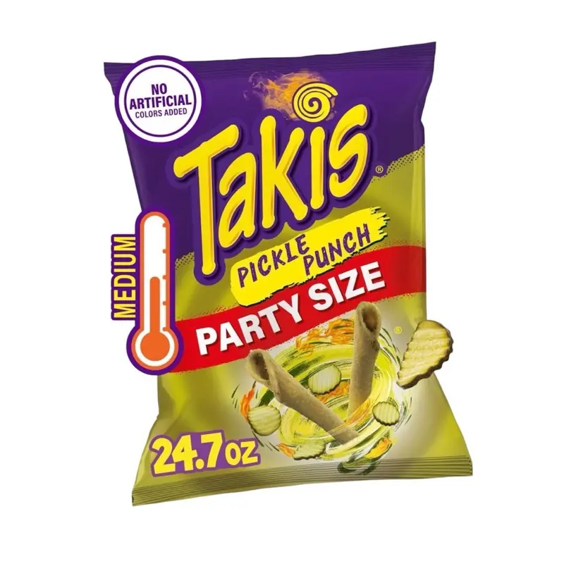 Takis Pickle Punch Party Size Bag  - 24.7 oz (Large Bag)