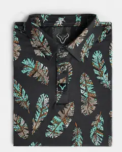 Vexil Brand - Polo - Feathers - Black