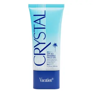 Vacation Crystal SPF 50 Sunscreen Face Gel 1.7oz Day Use