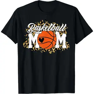Basketball Mom Shirt Mom Game Day Outfit Mothers Day Gift T-Shirt