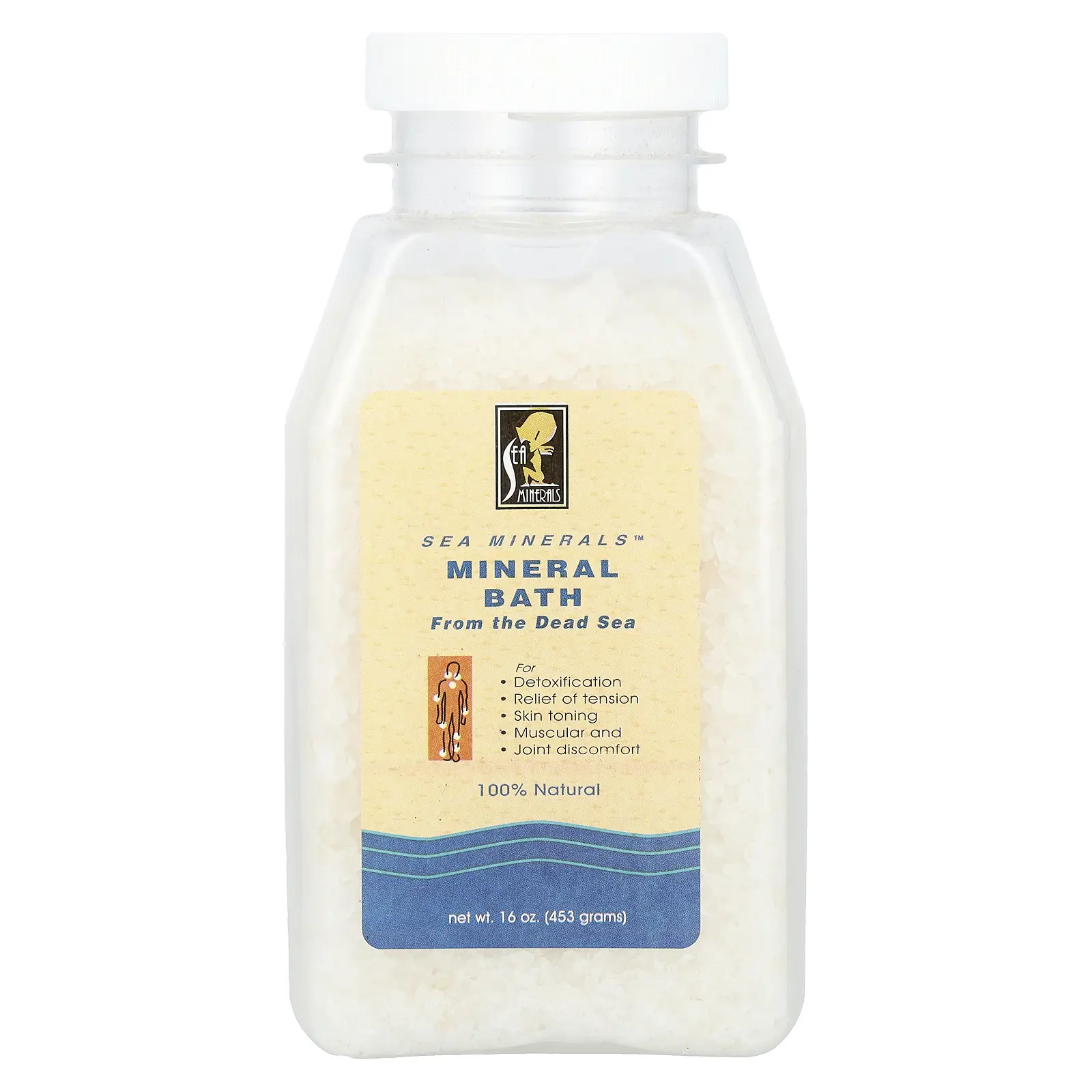 Sea Minerals Mineral Bath from the Dead Sea, 16 oz (453 g)