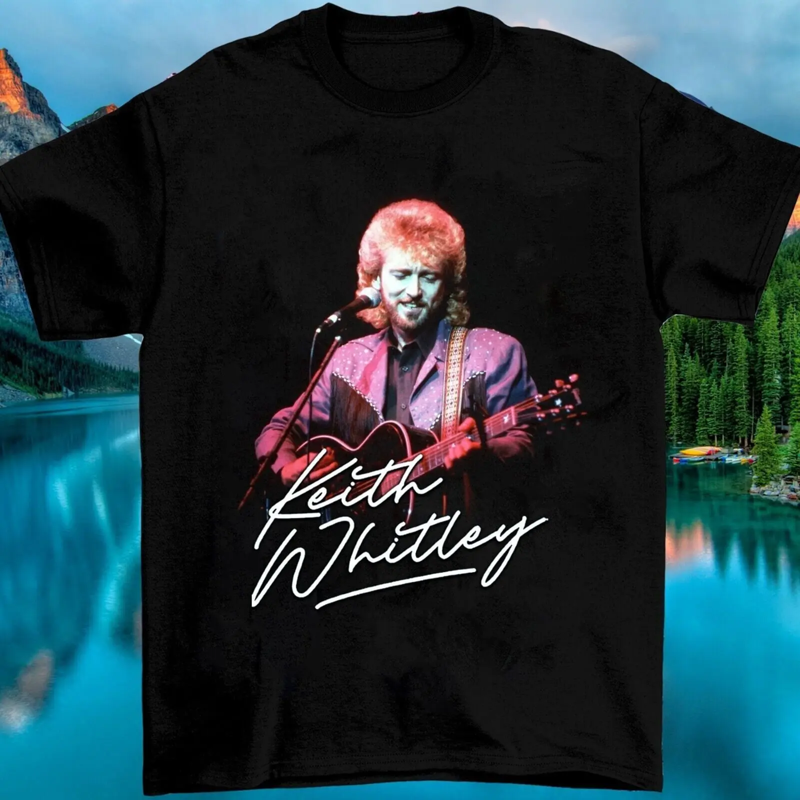 Keith Whitley Shirt Cotton Signature All Size Shirt