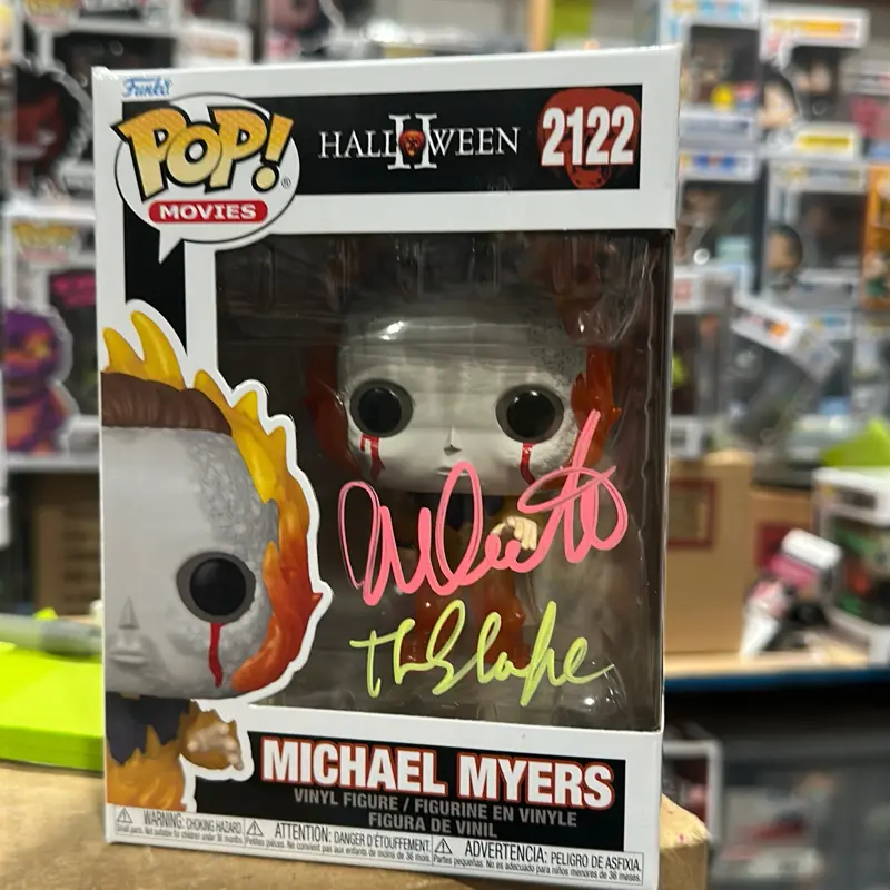 Funko Pop Michael Myers 2122, Nick Castle Signed