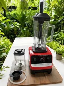 2L BPA-Free Commercial Blender with 6 Sharp Blades & 6 Free Kitchen Gadgets Perfect for Home & Commercial Tasks No Warranty