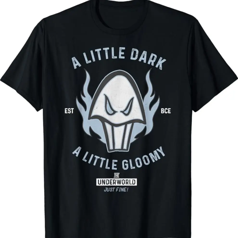 Hercules Underworld Is Just Fine Logo Graphic T-shirt, T-shirt