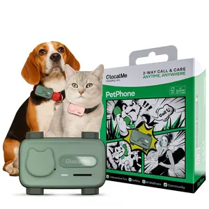 PetPhone for Dogs & Cats – A Waterproof GPS Pet Tracker with Global Coverage, Real-Time Location Updates, 2-Way Voice Calls, Health Alerts, and LED/Sound Finding Features in 200+ Countries（GlocalMe）