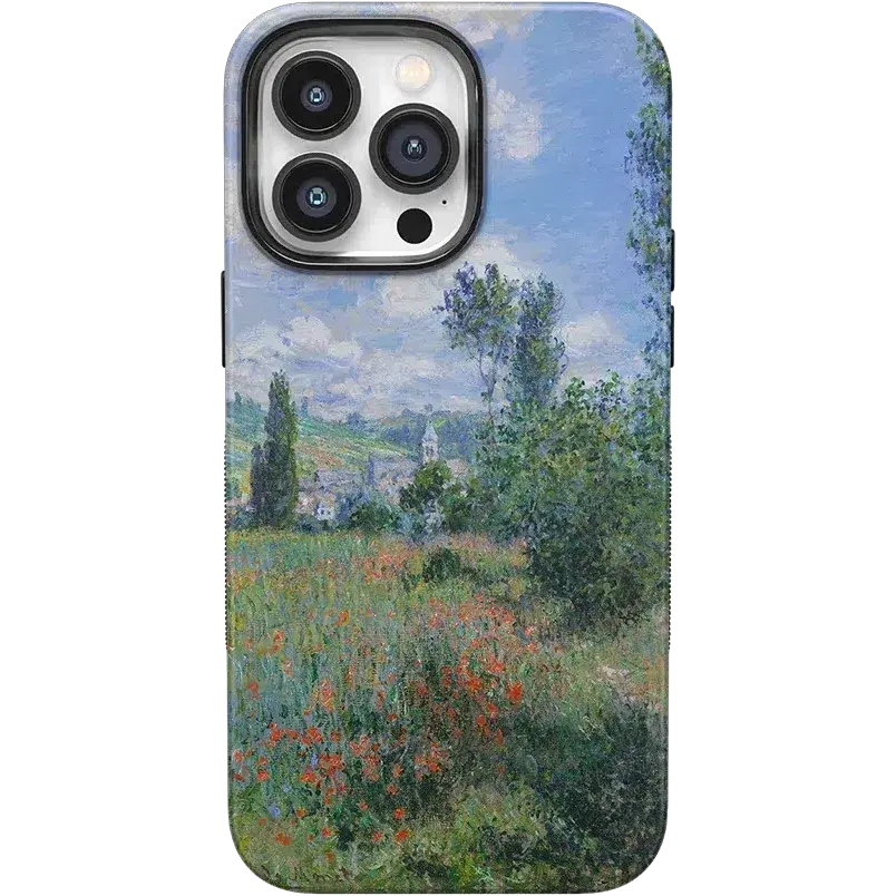 Casely iPhone 14 Pro Case | The Met Museum | Monet's View | Bold Protective Design | Compatible with MagSafe