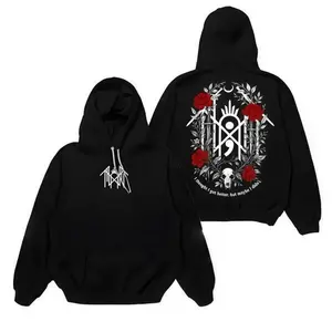 Sleep Token Flowers Red Logo Sweatshirt, Hoodie, Sleep Token Tour 2025 Tee, New Song Concert Tour, Gift for Fan,  Even in Arcadia Band Merch, Metal Band Distro Graphic Tee