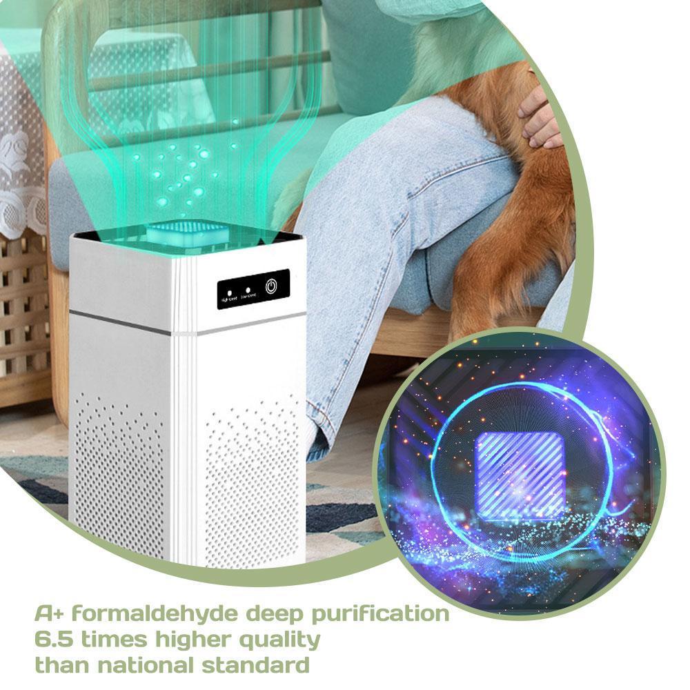 HEPA Air Purifier with Aromatherapy for Bedroom, Smoke, Pollen, Dander, 20dB, Large Room Cleaner for Office, Living Room, Kitchen, Home Use
