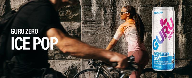 GURU ZERO SUGAR Organic Energy Drinks Variety Pack, Clean Energy Beverage with Plant Based Natural Caffeine from Green Tea, Coconut Water, Prebiotic, Zero Added sugars, Gluten Free and Vegan, Pre Workout, Healthy Drinks, 12oz (Pack of 12)