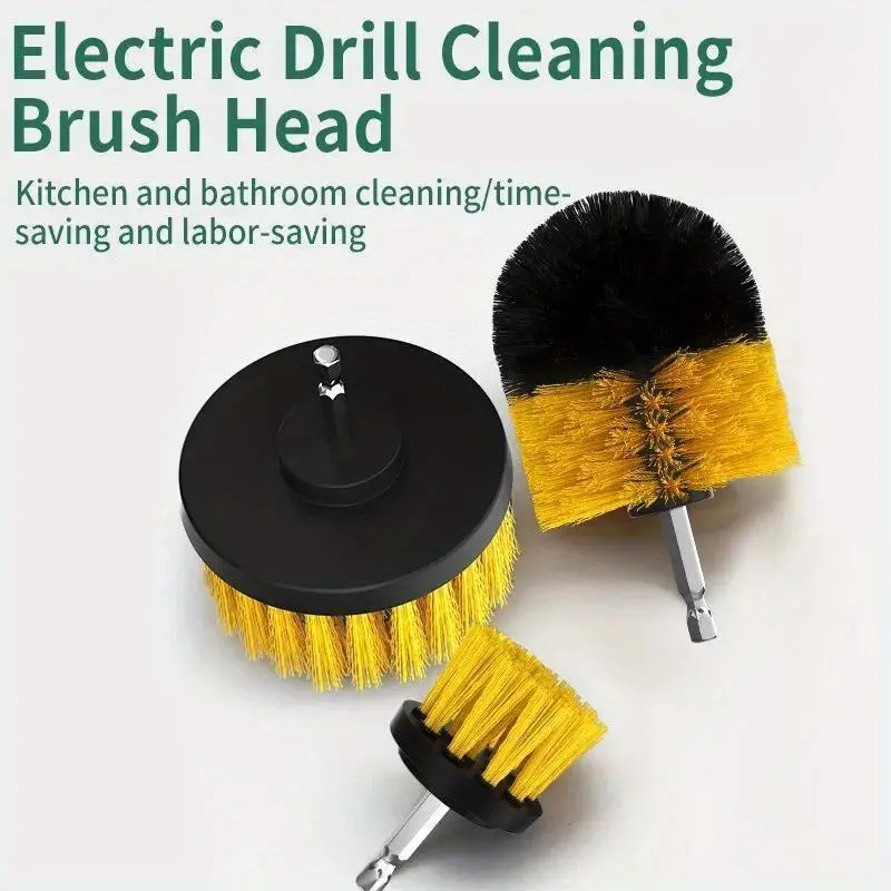 Electric Drill Cleaning Brush Household Cleaning Tool Multifunctional Kitchen Bathroom Carpet Ceramic Tile Polishing Cleaning Disc Brush