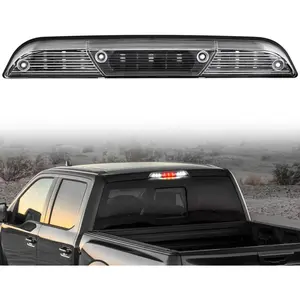 Third Brake Light Tail High Mount 3rd Stop Cargo Reverse Lights Clear Lens Compatible with 2015 2016 2017 2018 2019 2020 2017+ 2019+ 2022+ Truck Vehicle Car Accessories Glass, Led Tail Light