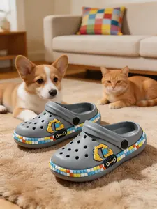 Cartoon Hole Shoes, Boys Girls Soft Sole Comfort Sandals, Summer Beach Slippers, Eva Material, Spring & Fall