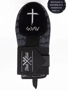 Flatbill Baseball - God is Greater Sliding Mitt Flatbill - BLACK - Sliding Mitt
