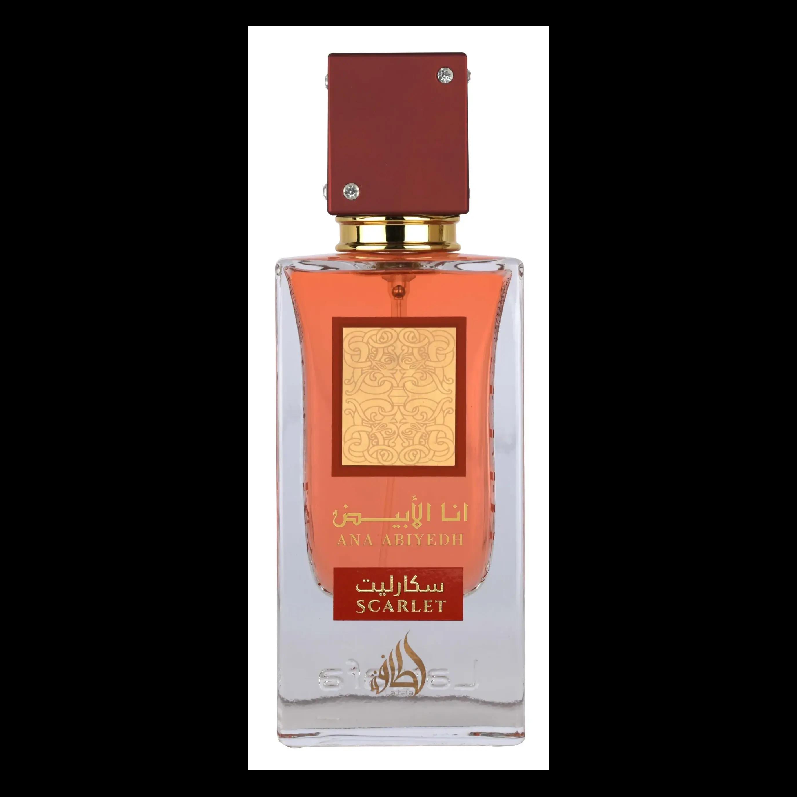 Ana Abiyedh Scarlet Eau de Parfum 60ml by Lattafa | Bold, Sweet & Captivating Unisex Scent