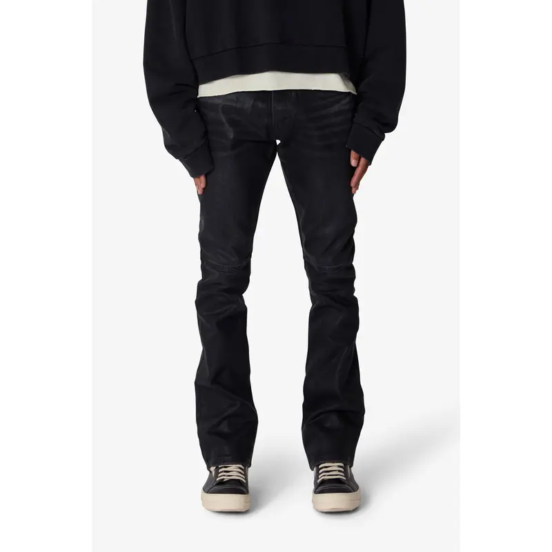 mnml B729 Waxed Denim - Black