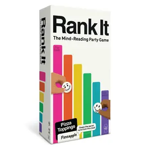 Lucky Egg Rank It – Hilarious Mind-Reading Family Games for Kids and Adults | 100+ Categories, Magnetic Board & Tokens | Fun Party Games and Board Games for Family Night, 4–10 Players, Ages 12+